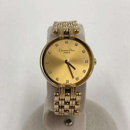  Christian Dior クリスチャンディオール 腕時計　クォーツ D44-155