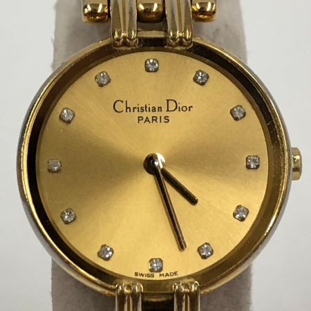  Christian Dior クリスチャンディオール 腕時計　クォーツ D44-155