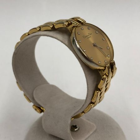  Christian Dior クリスチャンディオール 腕時計　クォーツ D44-155