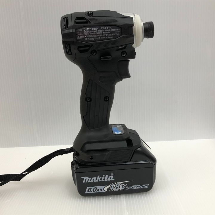 MAKITA マキタ 充電式インパクトドライバ TD172DRGX ブラック｜中古｜なんでもリサイクルビッグバン