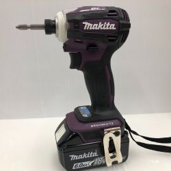 □□ MAKITA マキタ 充電式インパクトドライバ TD172DGXAP オーセンティックパープル 18Ｖ　6.0Ａｈ Sランク