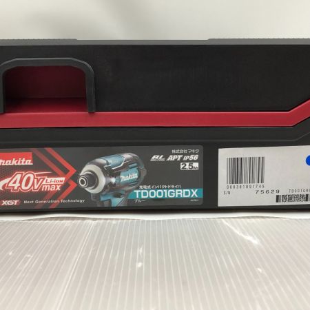  MAKITA マキタ 充電式インパクトドライバ TD001GRDX ブルー 40VMAX 