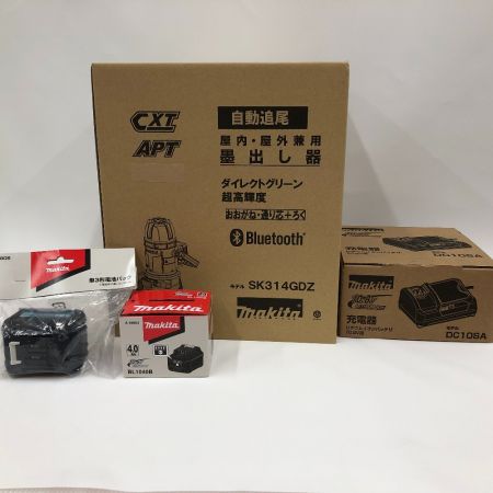 MAKITA マキタ 屋内　屋外兼用墨出し器　バッテリー　充電器　電池パック　セット SK314GDZ Sランク