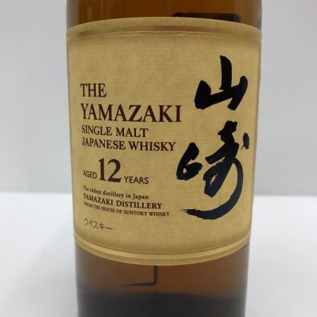 【北海道内限定発送】 YAMAZAKI 山崎/サントリー ウイスキー　山崎12年 古酒 未開栓