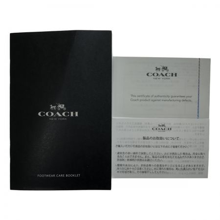  COACH コーチ 靴 シューズ ドライビングシューズ サイズ23cm ブラック