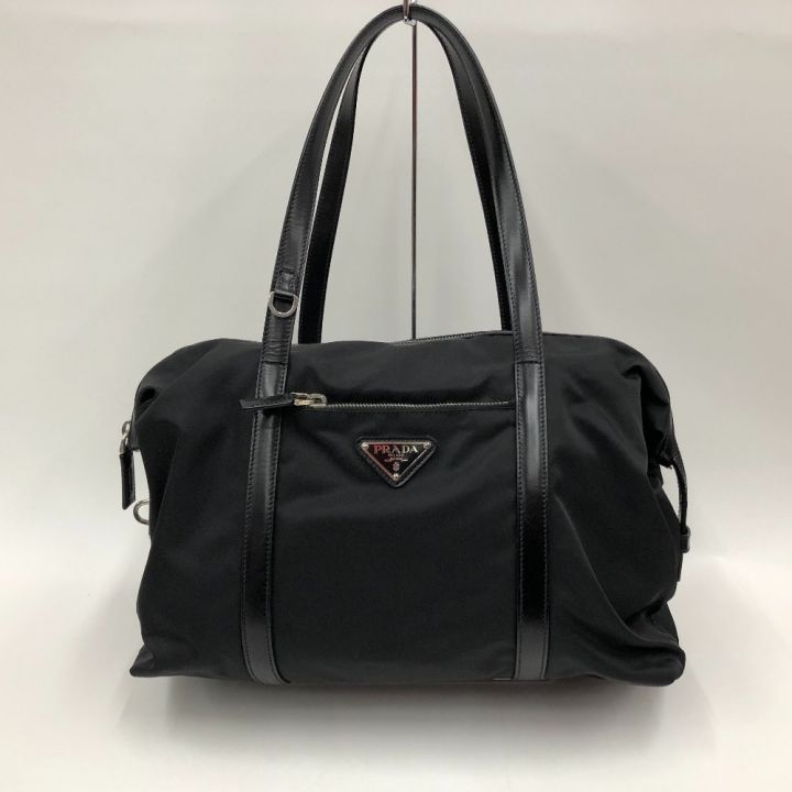 PRADA プラダ ミニボストンバッグ ナイロン ブラック｜中古｜なんでもリサイクルビッグバン