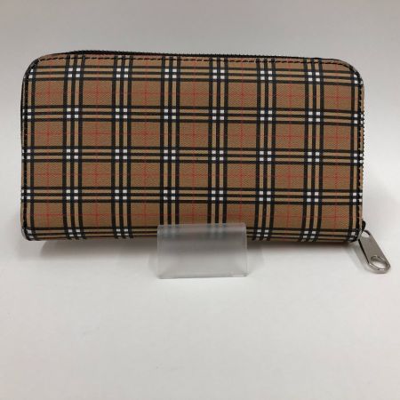 中古】 BURBERRY バーバリー ラウンドファスナー 長財布 4080175 B