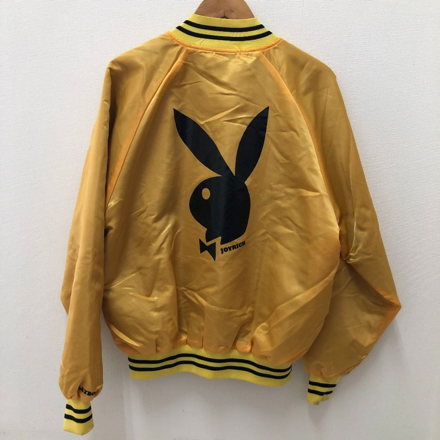 中古】 JOYRICH×PLAYBOY メンズ衣料 ジャケット スタジャン SIZE S