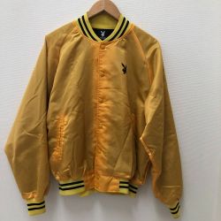 □□ JOYRICH×PLAYBOY メンズ衣料 ジャケット スタジャン SIZE S イエロー Cランク