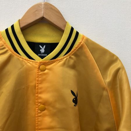  JOYRICH×PLAYBOY メンズ衣料 ジャケット スタジャン SIZE S イエロー