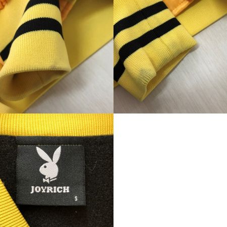  JOYRICH×PLAYBOY メンズ衣料 ジャケット スタジャン SIZE S イエロー