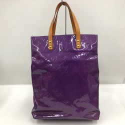 □□ LOUIS VUITTON ルイヴィトン モノグラム・ヴェルニ リードMM　ビス欠品 M91087 Cランク