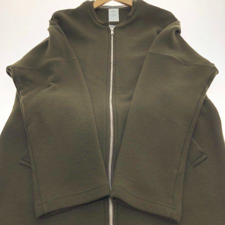  Name. ネーム ダブルクロスジャージージップアップコート SIZE 0 NMCO-17AW-005 カーキ
