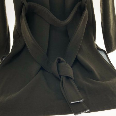  Name. ネーム ダブルクロスジャージージップアップコート SIZE 0 NMCO-17AW-005 カーキ