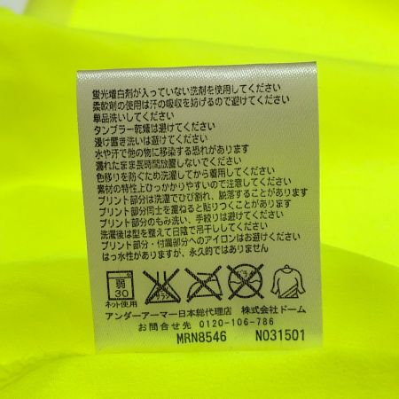  UNDER ARMOUR アンダーアーマー ストームRUNジャケット XLサイズ MRN8546 蛍光イエロー