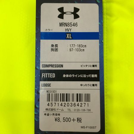  UNDER ARMOUR アンダーアーマー ストームRUNジャケット XLサイズ MRN8546 蛍光イエロー