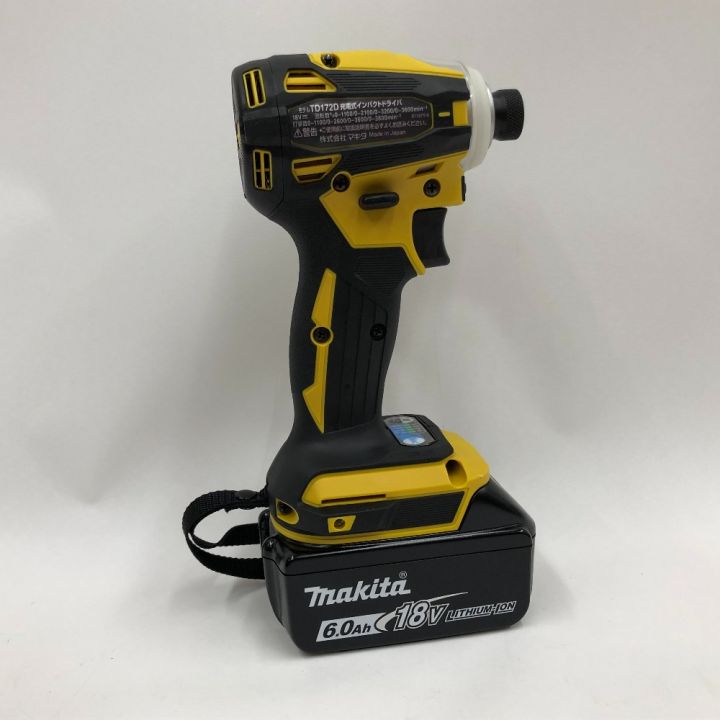 MAKITA マキタ 充電式インパクトドライバ TD172DGX フレッシュイエロー｜中古｜なんでもリサイクルビッグバン