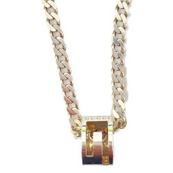 □□ GUCCI グッチ カットアウトGネックレス 223351 J8400  Bランク