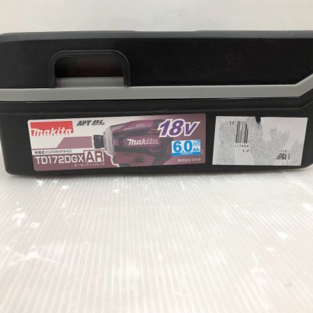  MAKITA マキタ 充電式インパクトドライバ TD172DGX オーセンティックレッド