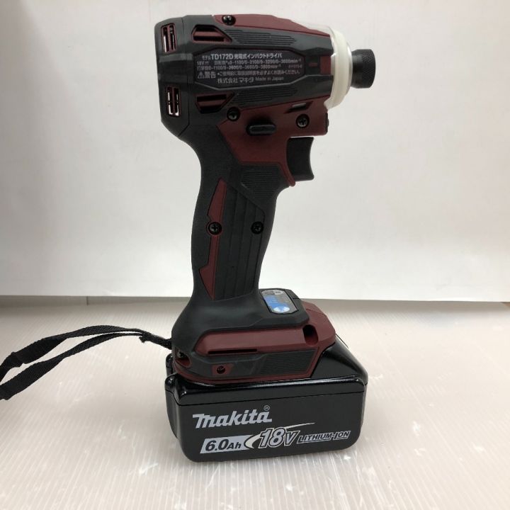 MAKITA マキタ 充電式インパクトドライバ TD172DGX オーセンティックレッド｜中古｜なんでもリサイクルビッグバン