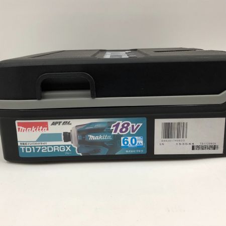  MAKITA マキタ 充電式インパクトドライバ TD172DRGX