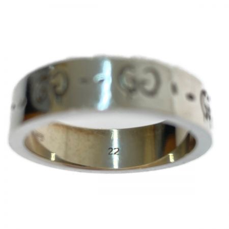  GUCCI グッチ リング　22号　SV