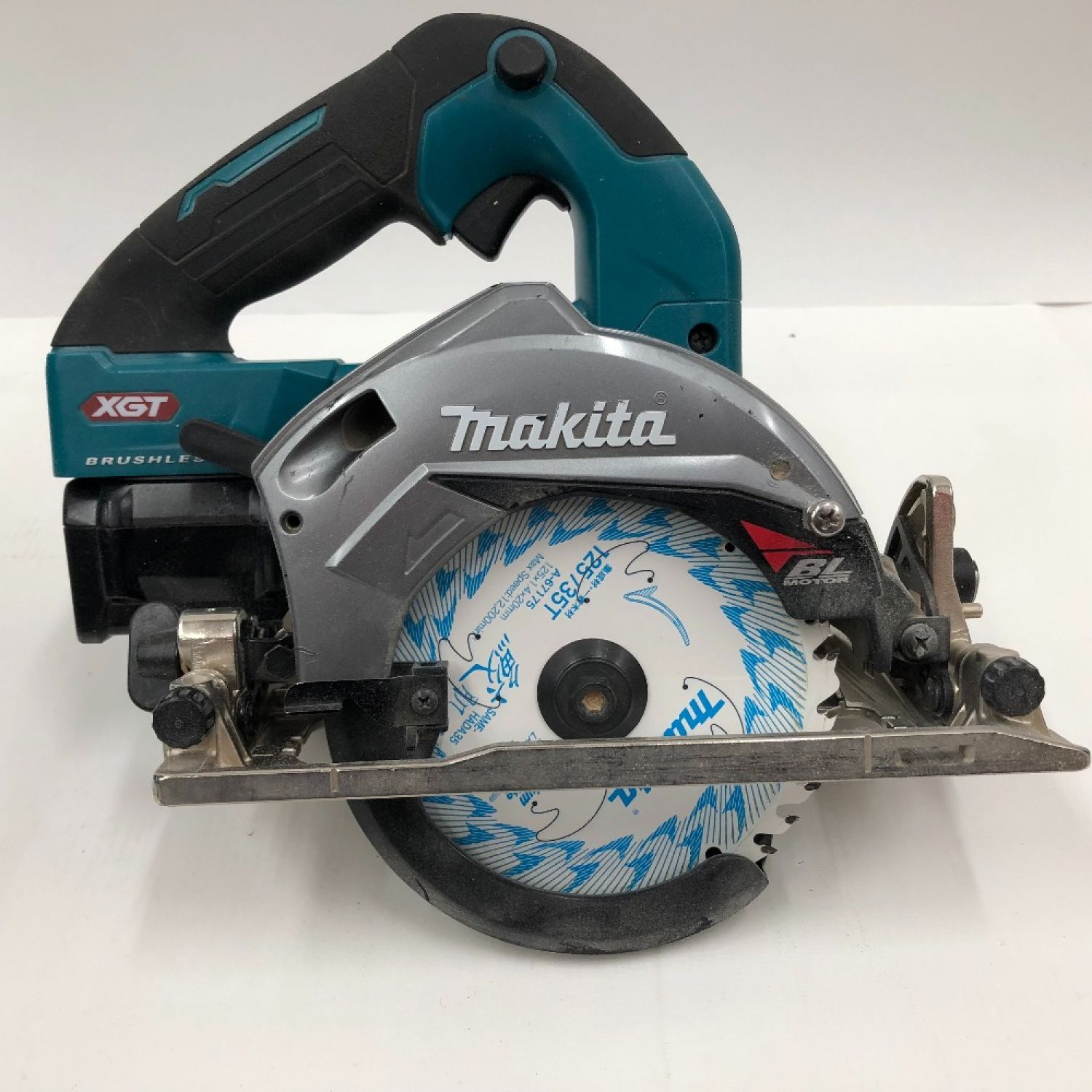 中古】 MAKITA マキタ 125mm 40V 充電式マルノコ(鮫肌チップソー付