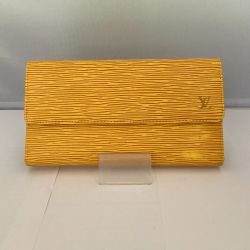 □□ LOUIS VUITTON ルイヴィトン 長財布　ポルトトレゾール・インターナショナル M63389 イエロー Bランク