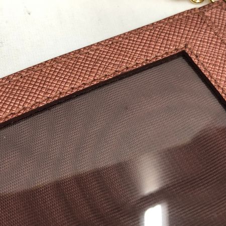  PRADA プラダ  2つ折り長財布 サフィアーノ 1M1132 ピンクゴールド