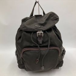 □□ PRADA プラダ リュック  ブラウン Cランク