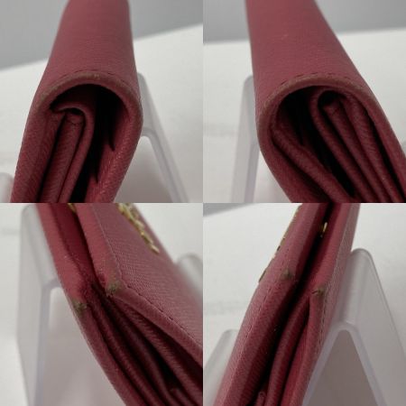  PRADA プラダ  2つ折り財布 1MV204 ピンク