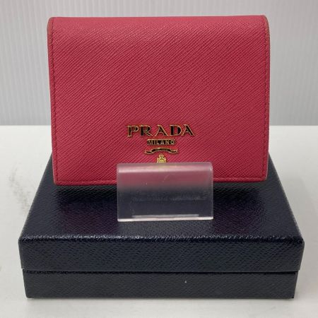  PRADA プラダ  2つ折り財布 1MV204 ピンク