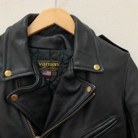  VANSON バンソン メンズ衣料 ジャケット　サイズ32 ブラック