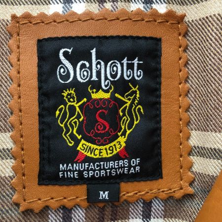 □□Schott ショット メンズ衣料 クラシックトラッカーレザージャケット　 SIZE M  3141030 ブラウン