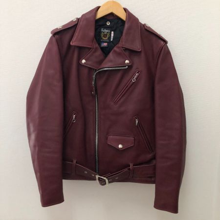  Schott ショット メンズ衣料  613UST VINTAGE ONESTAR RIDERS JACKET TALL 　サイズ40 7164 ワインレッド