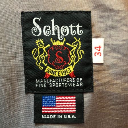  Schott ショット メンズ衣料 ジャケット　641XX 60'S STAND RIDERS 　サイズ34 7009 ブラウン
