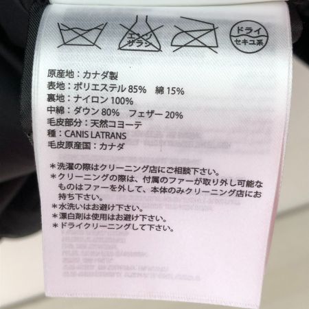  CANADA GOOSE カナダグース レディース衣料 コート　BRONTE PARKA　SIZE S   2603JL R ブラック