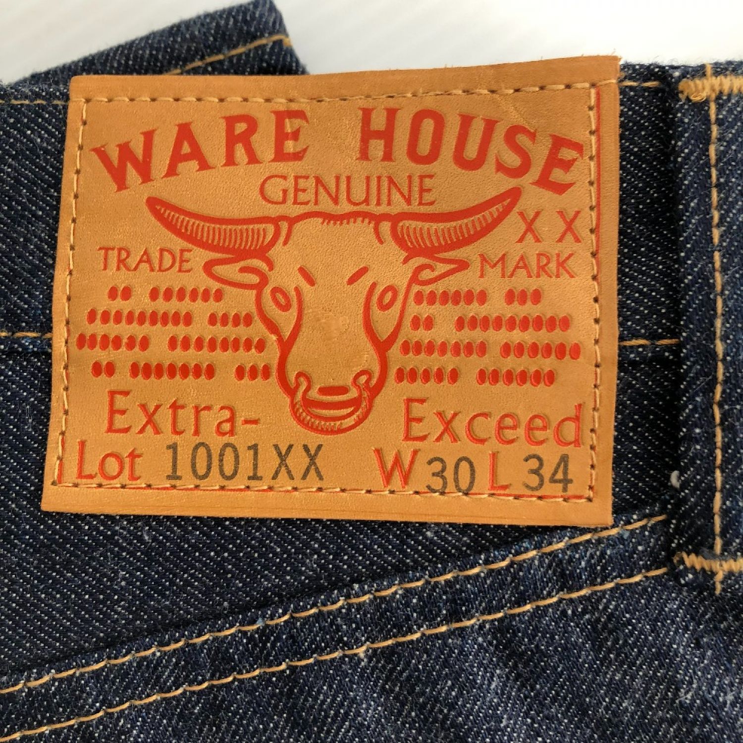 中古】 warehouse ウェアハウス メンズ衣料 ジーンズ 1001XX 初期牛 
