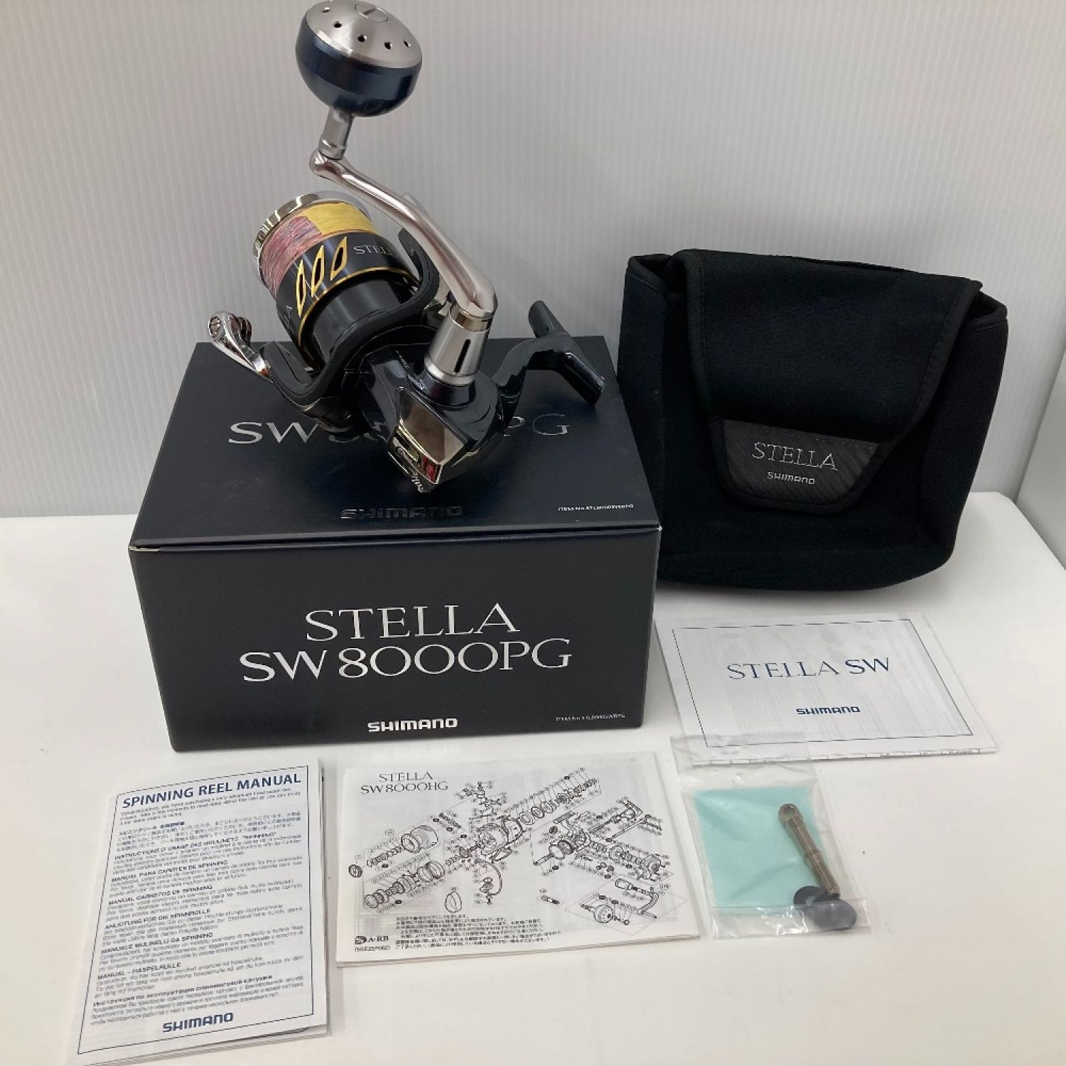 中古】 SHIMANO シマノ スピニングリール 13 ステラSW 8000HG 8000PG B