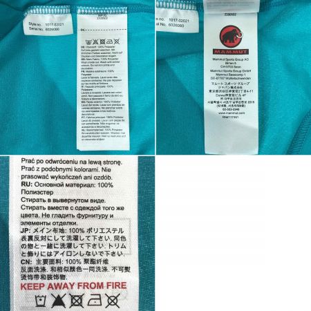  MAMMUT マムート QD Logo Print T-Shirt AF Women’s ジャパンサイズM 1017-02021 スカイブルー