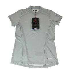 ## MAMMUT マムート アタカソ ライト ジップ Tシャツ Women ジャパンサイズS ｼﾞｯﾌﾟTｼｬﾂ marble Aランク