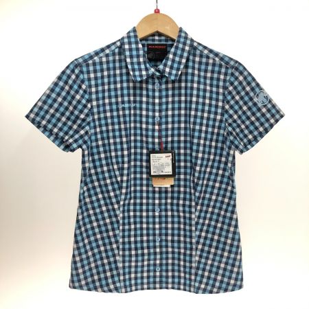  MAMMUT マムート 半袖シャツ Mサイズ 1015-02021 スカイブルー