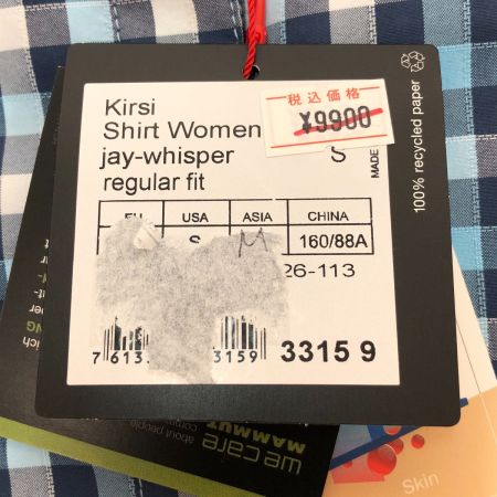  MAMMUT マムート 半袖シャツ Mサイズ 1015-02021 スカイブルー