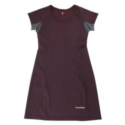 ## mont･bell モンベル WIC.ストレッチ トレールワンピース Women's 長袖ｼｬﾂ BURG Aランク