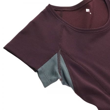  mont･bell モンベル WIC.ストレッチ トレールワンピース Women's 長袖ｼｬﾂ BURG