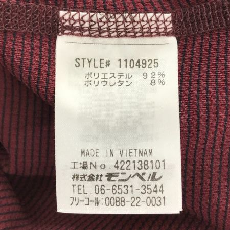  mont･bell モンベル WIC.ストレッチ トレールワンピース Women's 長袖ｼｬﾂ BURG