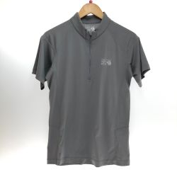 □□ MOUNTAIN HARD WEAR マウンテン ハード ウェア エステロショートスリーブジップT Mサイズ 1949721073 グレー Aランク