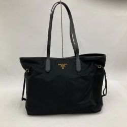 □□ PRADA プラダ トートバッグ BR4001 ブラック Bランク