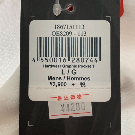  MOUNTAIN HARD WEAR マウンテン ハード ウェア ハードウェアグラフィックポケット 半袖Tシャツ Ｌサイズ OE8209-113 ホワイト