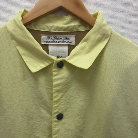  REMI RELIEF レミレリーフ メンズ コーチジャケット   SIZE S イエロー
